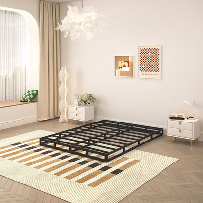 5 Inch Box Spring for Queen Bed, Heavy Duty Metal Mattress Foundation, 3000 Lbs Capacity, Low Profile, Noise-Free, Easy Assembly with Fabric Cover6