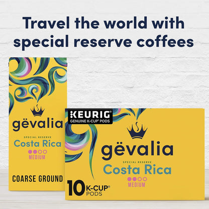 Kaffe Special Reserve Costa Rica Medium Roast K-Cup Coffee Pods (10 Pods) | Medium Dark Roast, 100% Arabica, Rainforest Alliance Certified, Keurig Compatible, Fruit & Citrus Undertones9