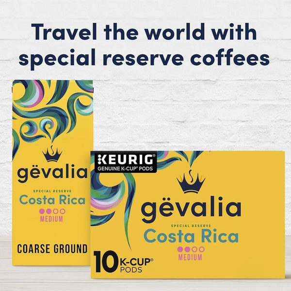 Kaffe Special Reserve Costa Rica Medium Roast K-Cup Coffee Pods (10 Pods) | Medium Dark Roast, 100% Arabica, Rainforest Alliance Certified, Keurig Compatible, Fruit & Citrus Undertones9