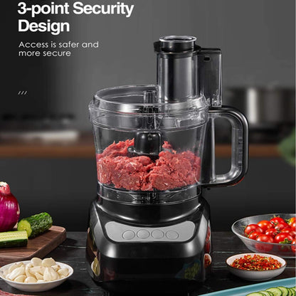 Food Processor, 6 Functions for Chopping, Slicing, Shredding Purees & Dough - 12 Cup Food Processor4