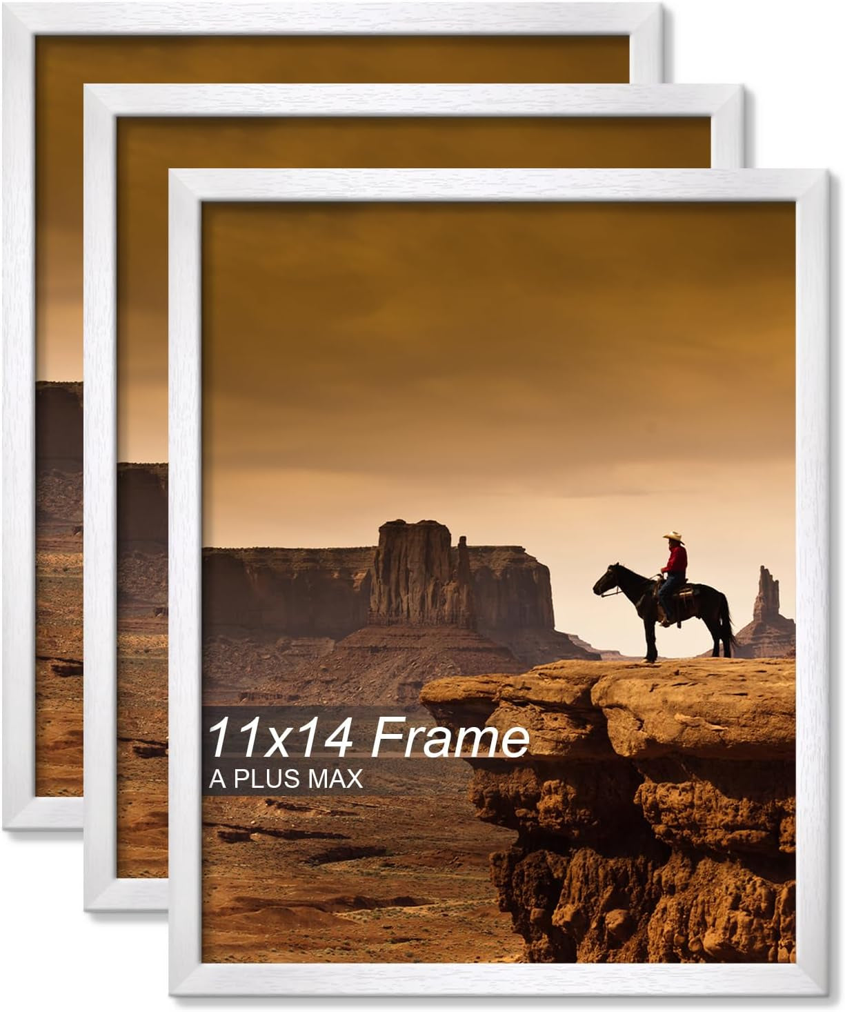 11x14-picture-frame-set-of-3-white-light-weight-wall-mount