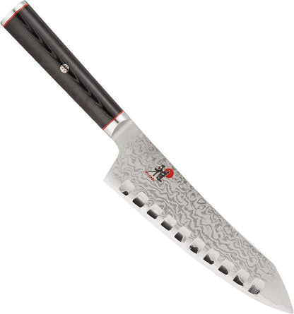Kaizen 7-Inch Hollow Edge Rocking Santoku Knife4