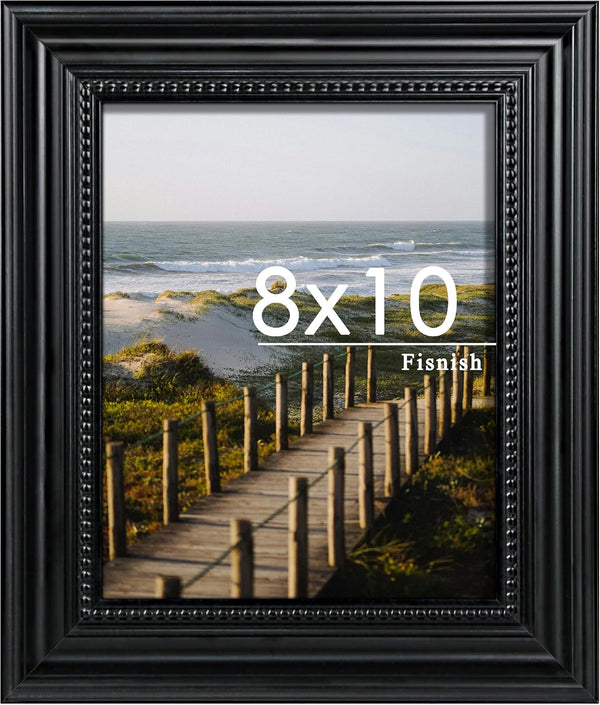 8X10 Picture Frame, Table Top or Wall Mount, Black, 1 Pack1