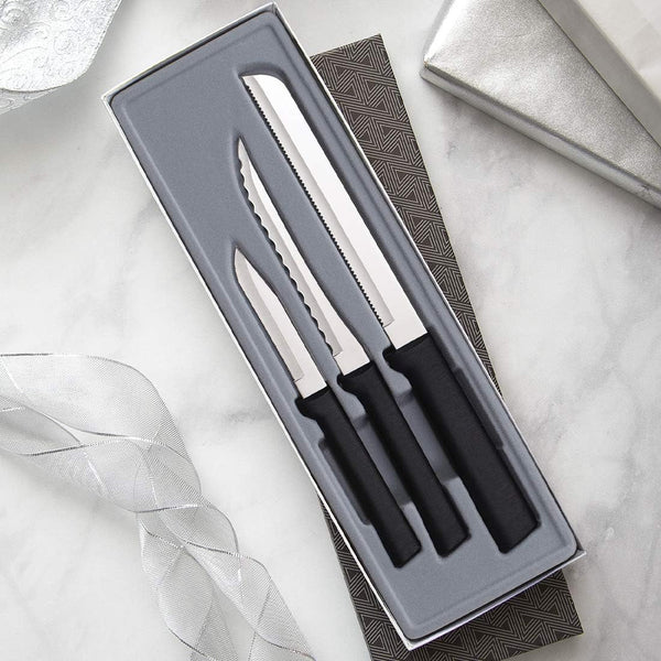 Cutlery Sensational Serrations Gift Set (G254), Black | 3-Piece Knife Set , Stainless Steel Blade, Resin Handle6