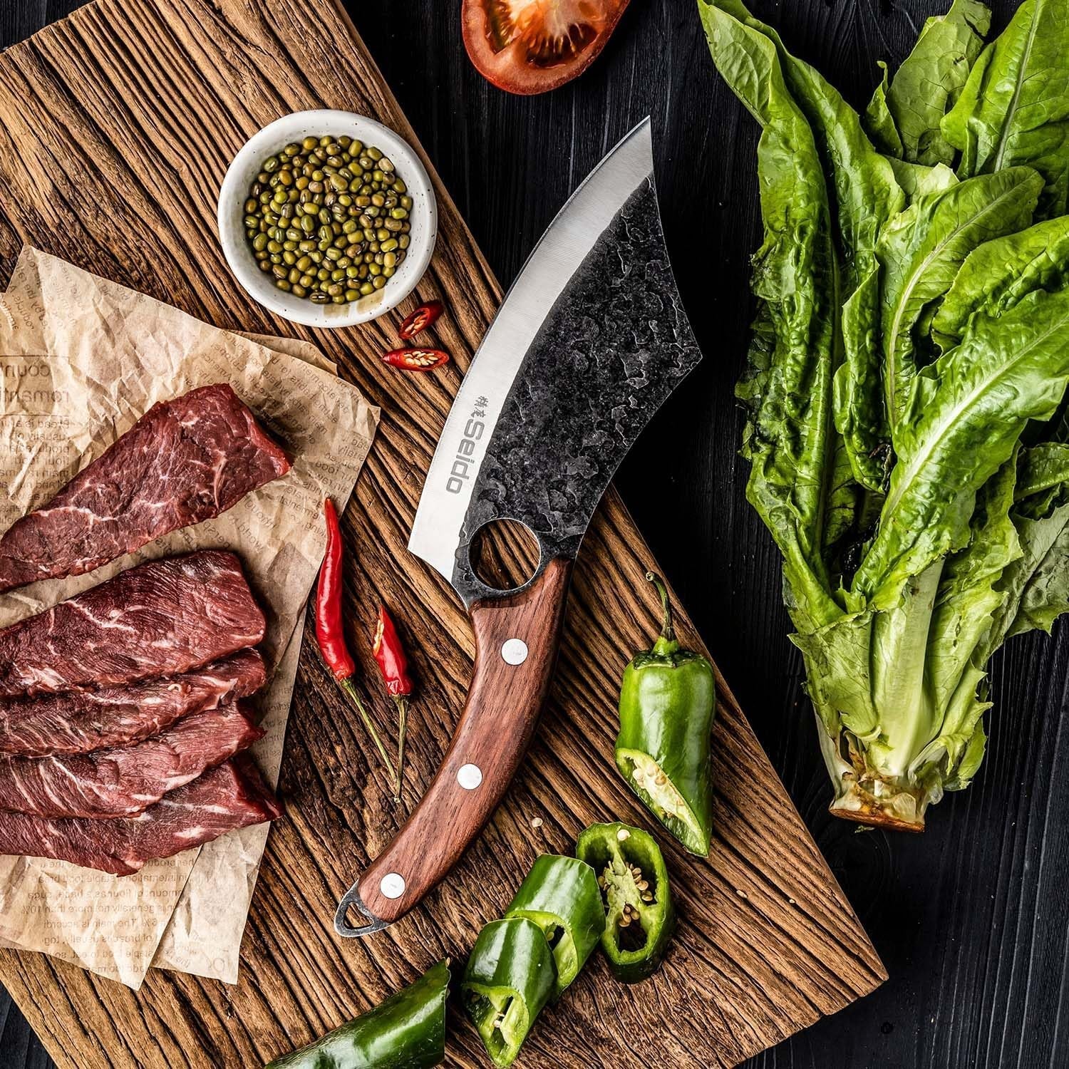 seido-hakai-meat-cleaver-knife-high-carbon-steel-rosewood-handle