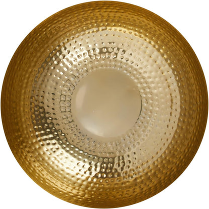 Creative Co-Op round Hammered Metal Serving and Mixing Bowl, Gold Finish6