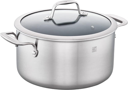 Spirit 3-Ply 10-Pc Stainless Steel Ceramic Nonstick Pots and Pans Set, Dutch Oven, Fry Pan7