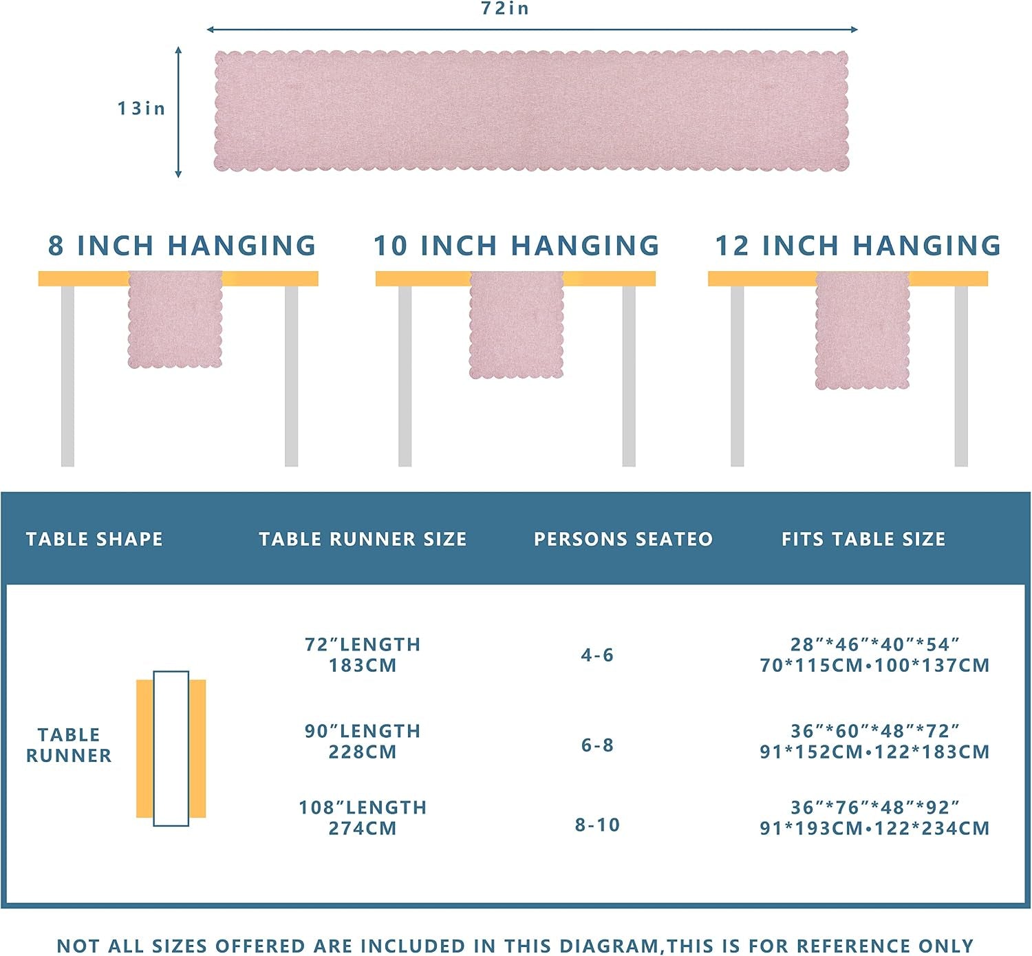 pink-cotton-table-runner-13-x-72-in-long-farmhouse-scallop-style