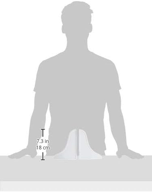 M 6086 Bath Tub Splash Guard, 9 In. X 10-3/4 In., Plastic, White6