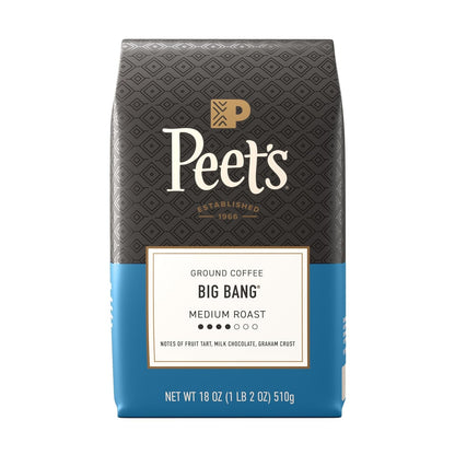 Peet'S Coffee, Medium Roast Ground Coffee, 100% Arabica Coffee - Big Bang 18 Ounce Bag1