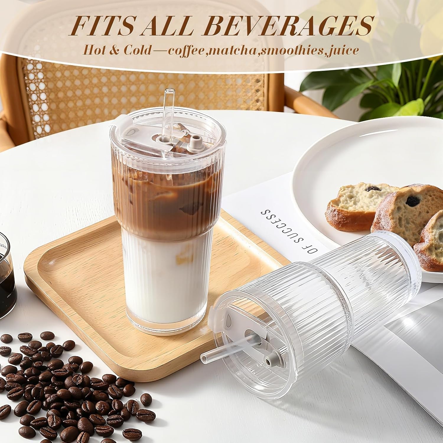 iced-coffee-cups-with-lids-2pcs-ribbed-glass-tumbler-with-straw-and-lid-20oz-vintage-glass-cups-with-lids-and-straws-tumbler-leak-proof-aesthetic-drinking-for-coffee-bar-accessories
