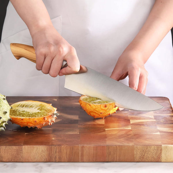OLIV Series 8-Inch Chef'S Knife, Forged Swedish 14C28N Steel, 5015615