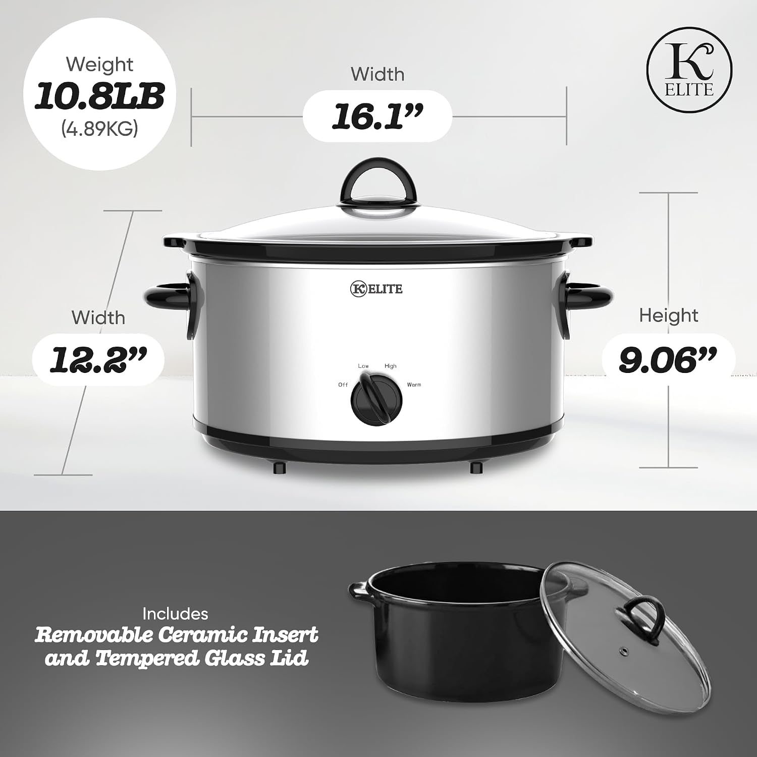 6-quart-slow-cooker-for-large-families-stainless-steel-crock-pot-with-3-heat-settings-dishwasher-safe-ceramic-pot-tempered-glass-lid
