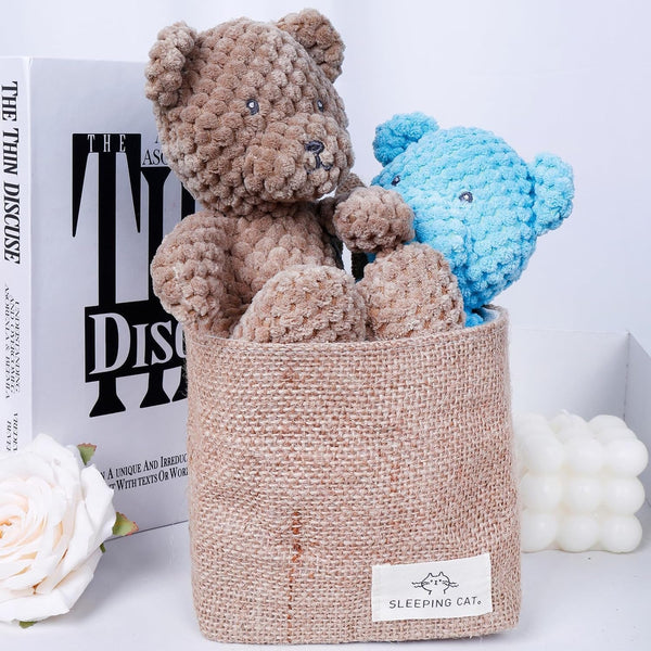 Small Cotton and Linen Hanging Storage Basket for Desktop, Ideal for Organizing Keys and Miscellaneous Items.6