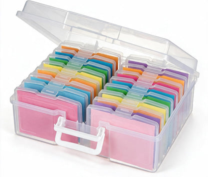 Photo Storage Boxes with Handle, Photo Organizers and Storage1