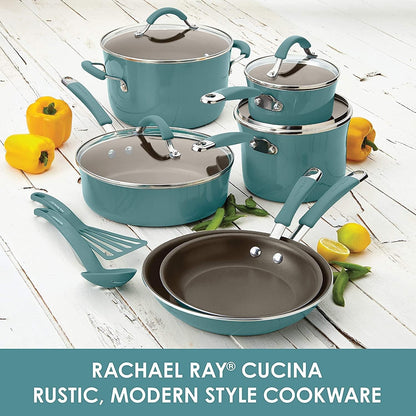 Cucina Nonstick Frying Pan Set / Fry Pan Set / Skillet Set - 9.25 Inch and 11 Inch, Blue7