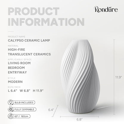 Modern Ceramic Decorative Table Lamp Living Room Bedroom Bedside3