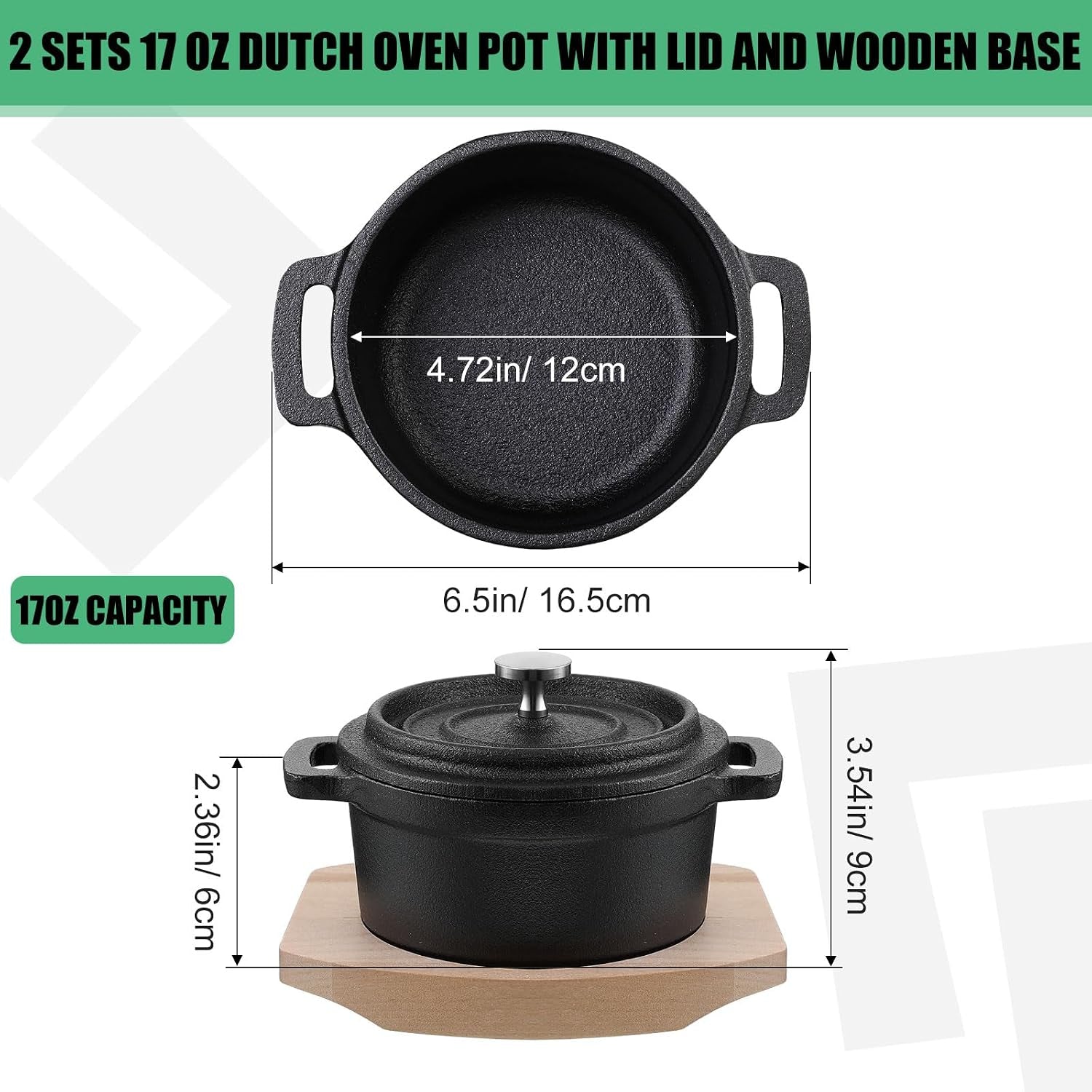 2-sets-17-oz-mini-cast-iron-dutch-oven-lid-and-wooden-base-pre-seasoned-cast-iron-casserole-with-dual-handles-small-black-casserole-dishes-for-oven-use-marinate-cook-bake-gift-giving