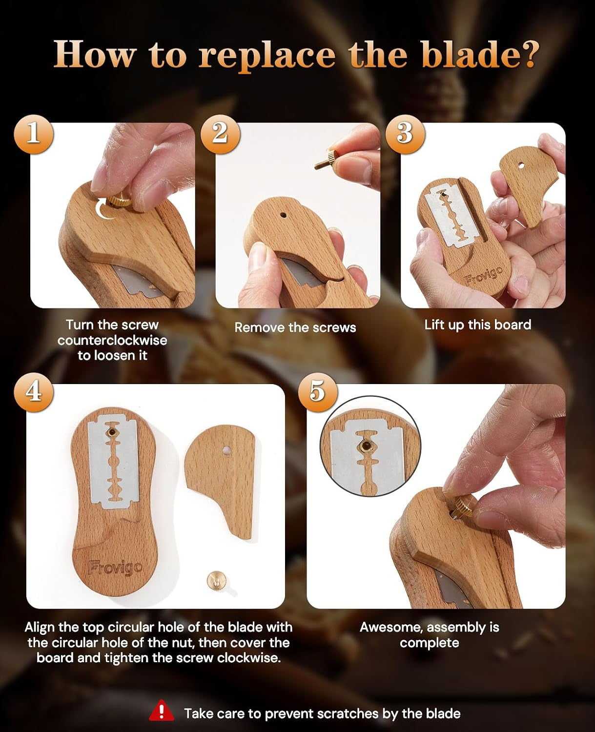bread-lame-dough-scoring-tool-with-extractable-magnetic-wooden-sourdough-scoring-tool-with-5-retractable-razor-blades-professional-multi-purpose-bread-knife-slashing-supplies-for-baking