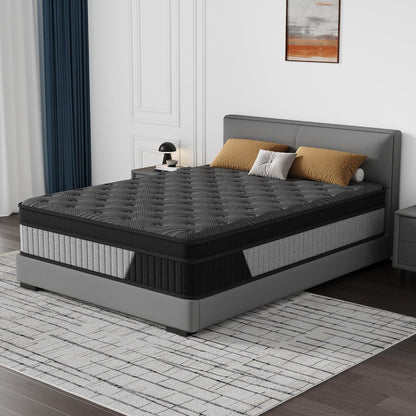 12 Inch Hybrid Mattress -Queen Memory Foam & Individual Pocket Springs1