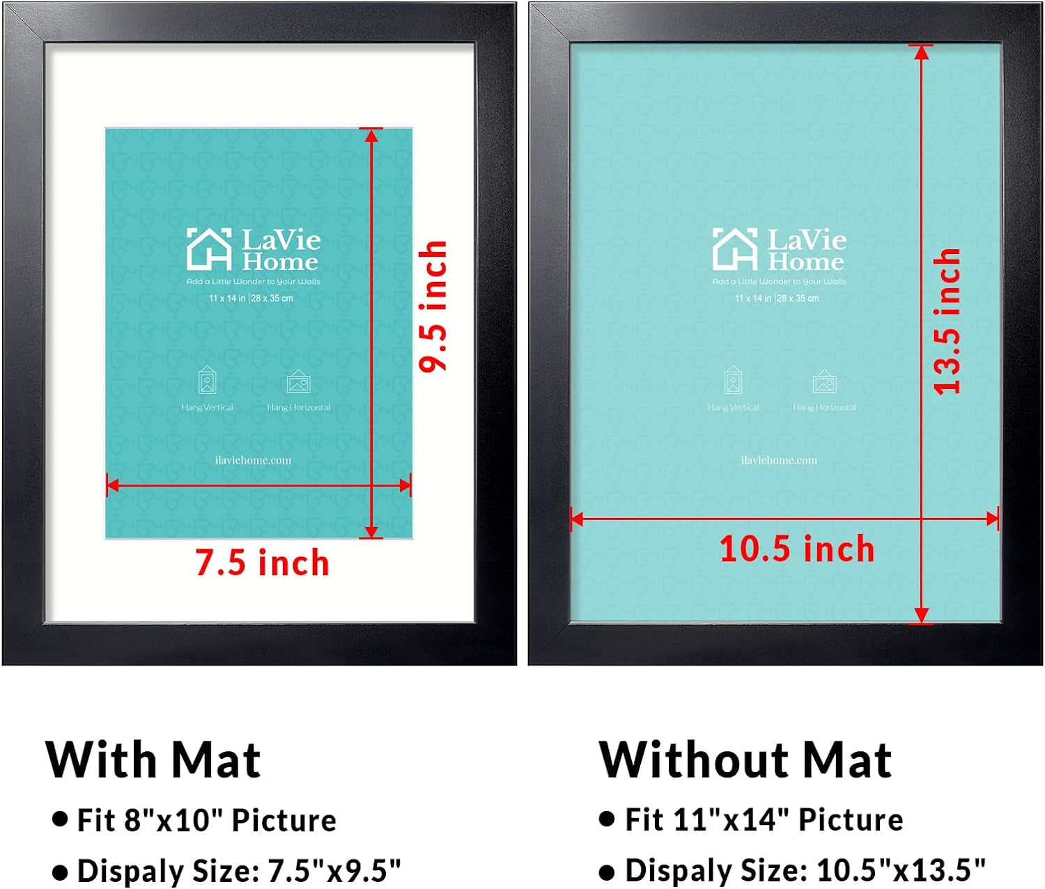11x14-picture-frame-11-x-14-frame-display-pictures-8x10-with-mat-or-11x14-without-mat-stable-and-sturdy-black-frame-and-polished-plexiglass-horizontal-and-vertical-format-of-the-walls