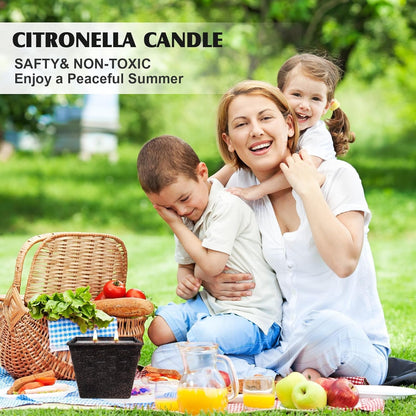 Citronella Candles Outdoor – 2 Pack, 12Oz Each, Large Double-Wick Soy Wax Candles, 100-Hour Burn Time, for Patio, Camping, Backyard, Emergency & Survival5