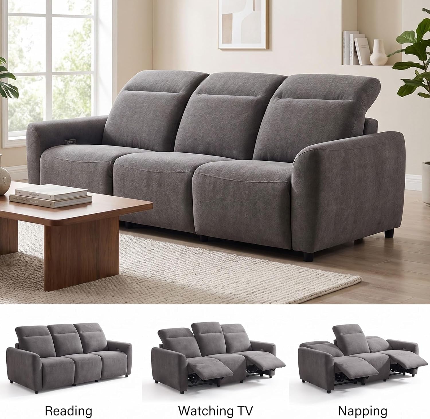 95-power-recliner-sofa-zero-gravity-reclining-sofa-with-charging-ports-adjustable-headrest-3-seater-modern-zero-wall-hugger-reclining-couches-for-living-room-pet-friendly-fabric-gray