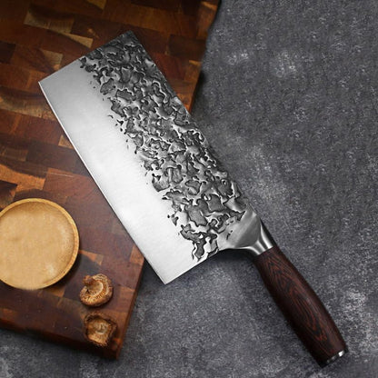 Meat Cleaver, 8 Inch Traditional Stainless Steel Kitchen Chef Knife Professional Chinese Meat Fish Slicing Vegetables Cutter Butcher Cleaver Knives4