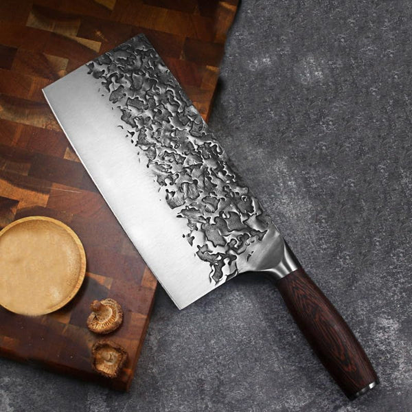 Meat Cleaver, 8 Inch Traditional Stainless Steel Kitchen Chef Knife Professional Chinese Meat Fish Slicing Vegetables Cutter Butcher Cleaver Knives4