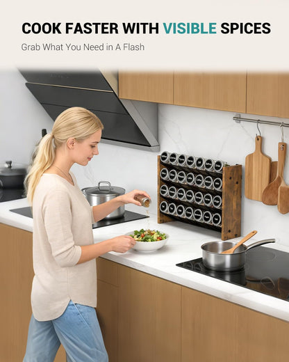 Spice Rack Organizer for Cabinet, Seasoning Organizer Wall Mount Countertop4