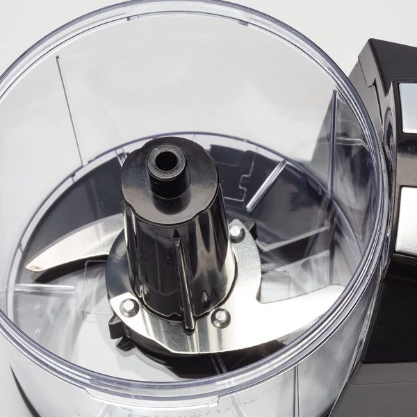 1.5 Cup - Electric Mini Food Chopper - Vegetable & Fruit Cutter - Premium Stainless Steel Blades with Safety Lock Cover - One Step/Touch Button - Non-Skid Rubber Feet - Black2