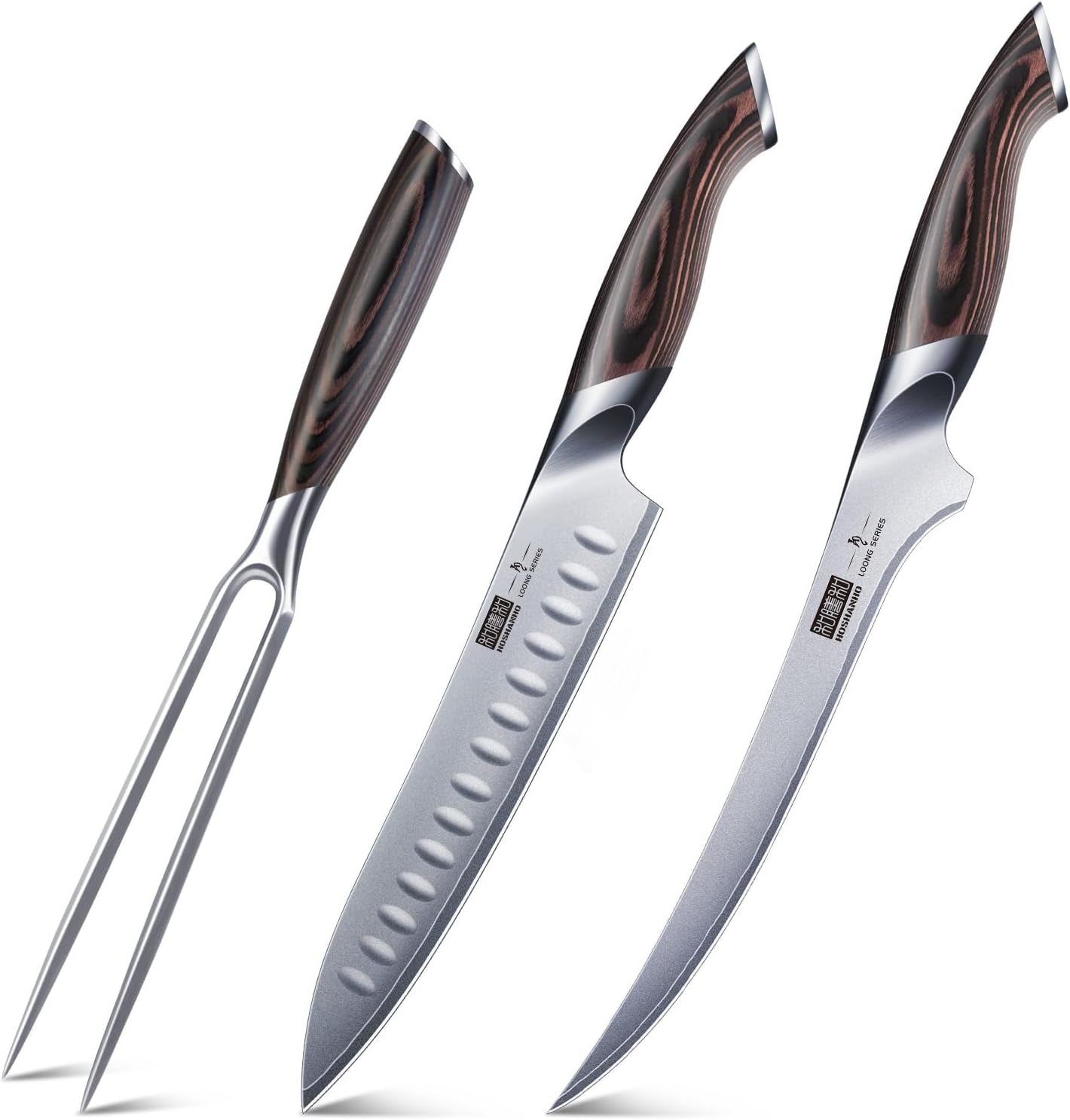 fillet-knife-9-inch-8-inch-carving-knife-7-inch-fork-set-professional-japanese-high-carbon-steel-razor-sharp-butcher-brisket-slicing-knife-set-for-meat-cutting-bbq