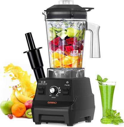 Blender 1800W, High Speed Countertop Blender with 60Oz Bpa-Free Jar | Durable Stainless Steel Blades, Ice Crushing Smoothie Maker for Shakes, Nuts, Frozen Fruits, Dishwasher Safe1
