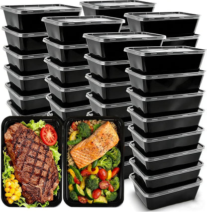 50-Pack Meal Prep Containers, Single Compartment with Lids, 26 OZ.1