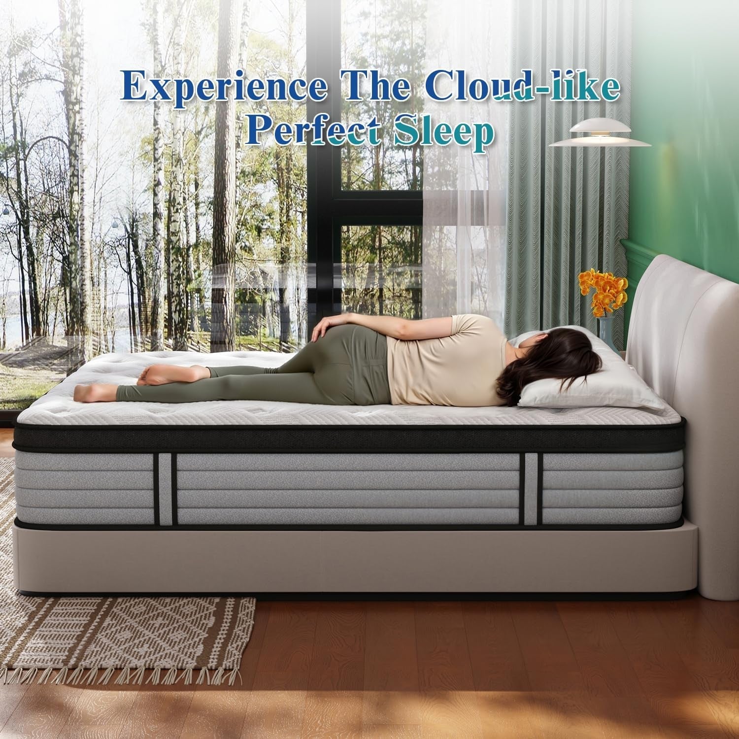 queen-mattress-12-inch-hybrid-matress-with-memory-foam-individual-pocket-springs-queen-size-mattress-in-a-box-pressure-relief-edge-support-motion-isolation