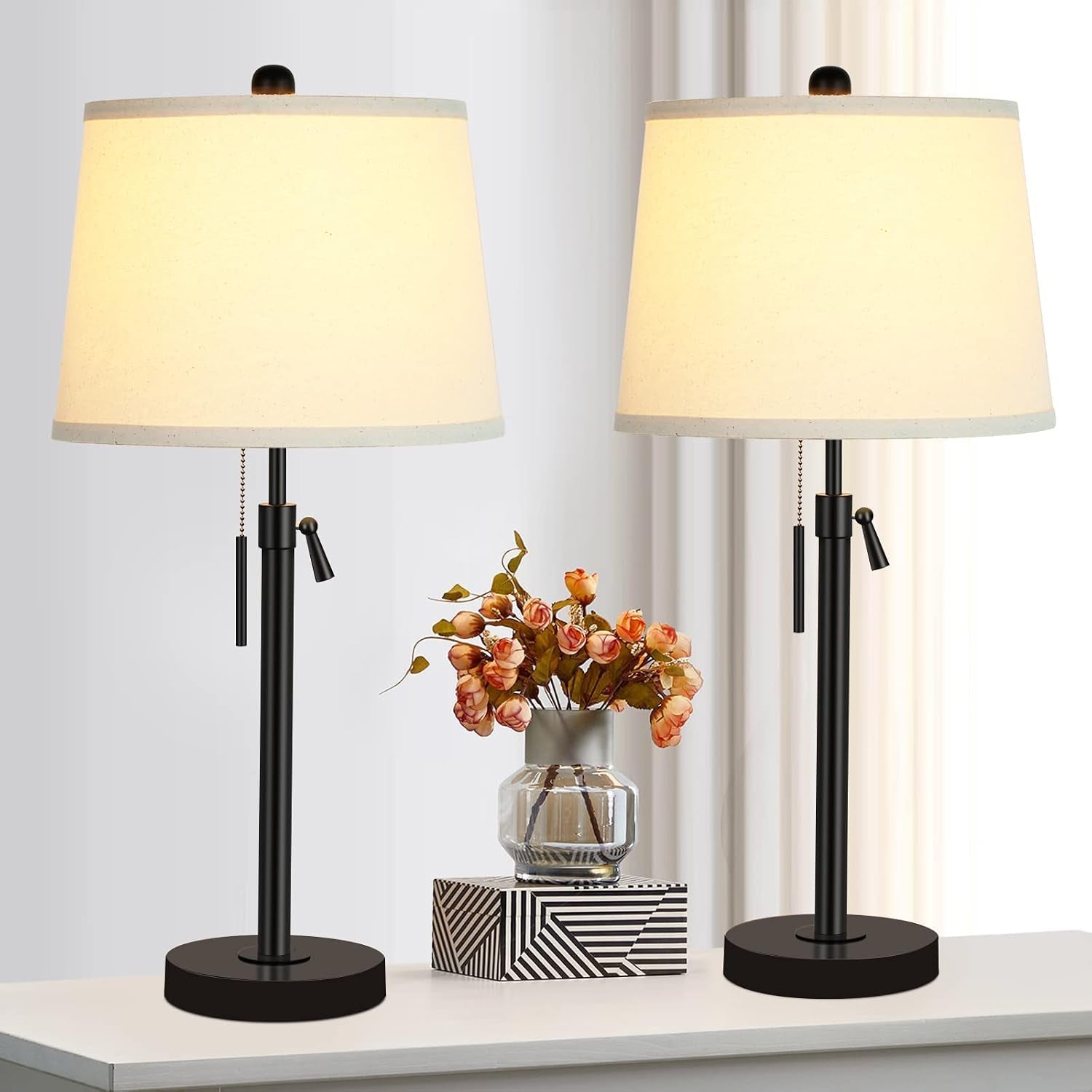 bedside-table-lamps-set-of-2-tall-black-table-lamps-for-living-room-end-table-height-adjustable-3-way-dimmable-nightstand-lamp-with-pull-chain-switch-modern-lamps-for-bedroom-officebulbs-included