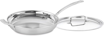 MCP22-30HCN Multiclad Pro Triple Ply 12-Inch Handle and Cover, Non-Stick Skillet W/Helper1
