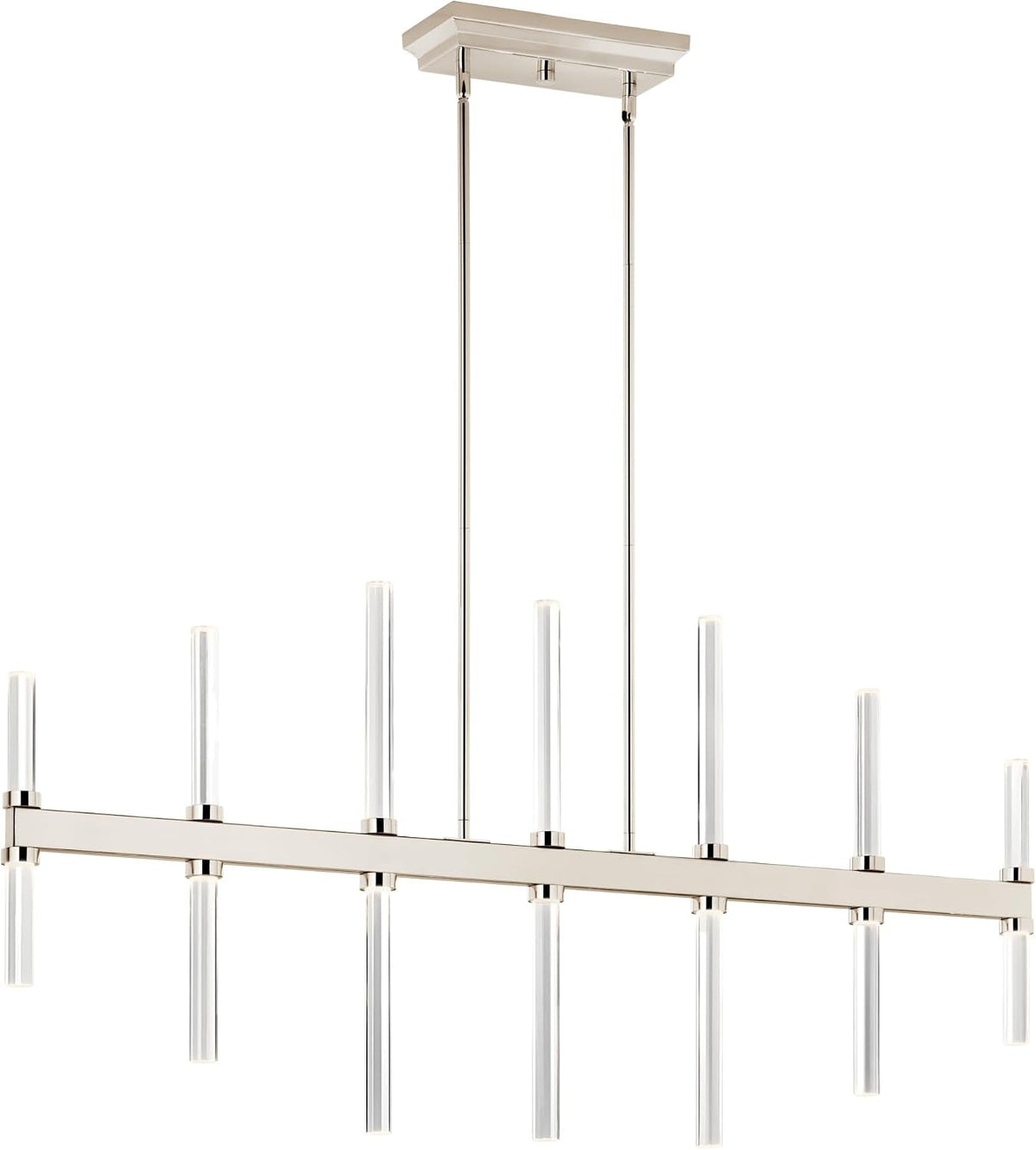 sycara-14-light-led-linear-chandelier-modern-light-with-faceted-crystal-in-polished-nickel-sloped-ceiling-compatible-for-dining-room-bar-or-kitchen-22-25-x-5-x-48-25-52670pn