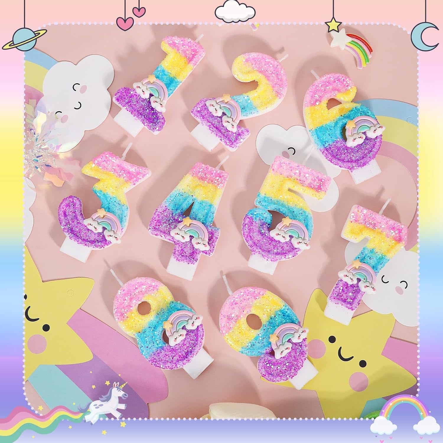 rainbow-number-4-birthday-candle-rainbow-party-decorations-girl