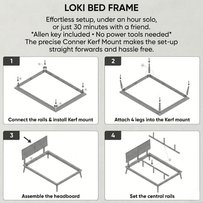 Loki Solid Wood Platform Bed Full, Chevron Headboard, Espresso4