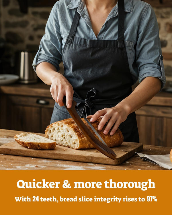 16.5" Bread Slicer, Sourdough Bread Knife for Homemade Bread6