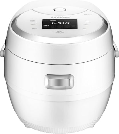 CUCKOO Micom Fuzzy Logic Rice Cooker, 20-Cup Cooked, White, CR-1020F | Large 10-Cup Uncooked Capacity, Nonstick Inner Pot, 15 Cooking Modes, 12-Hour Preset Timer, Steam Plate Included1