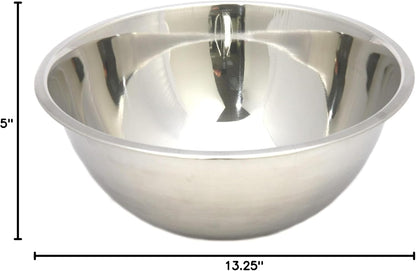 Brushed Mixing Bowl, 8-Quart, Stainless Steel4