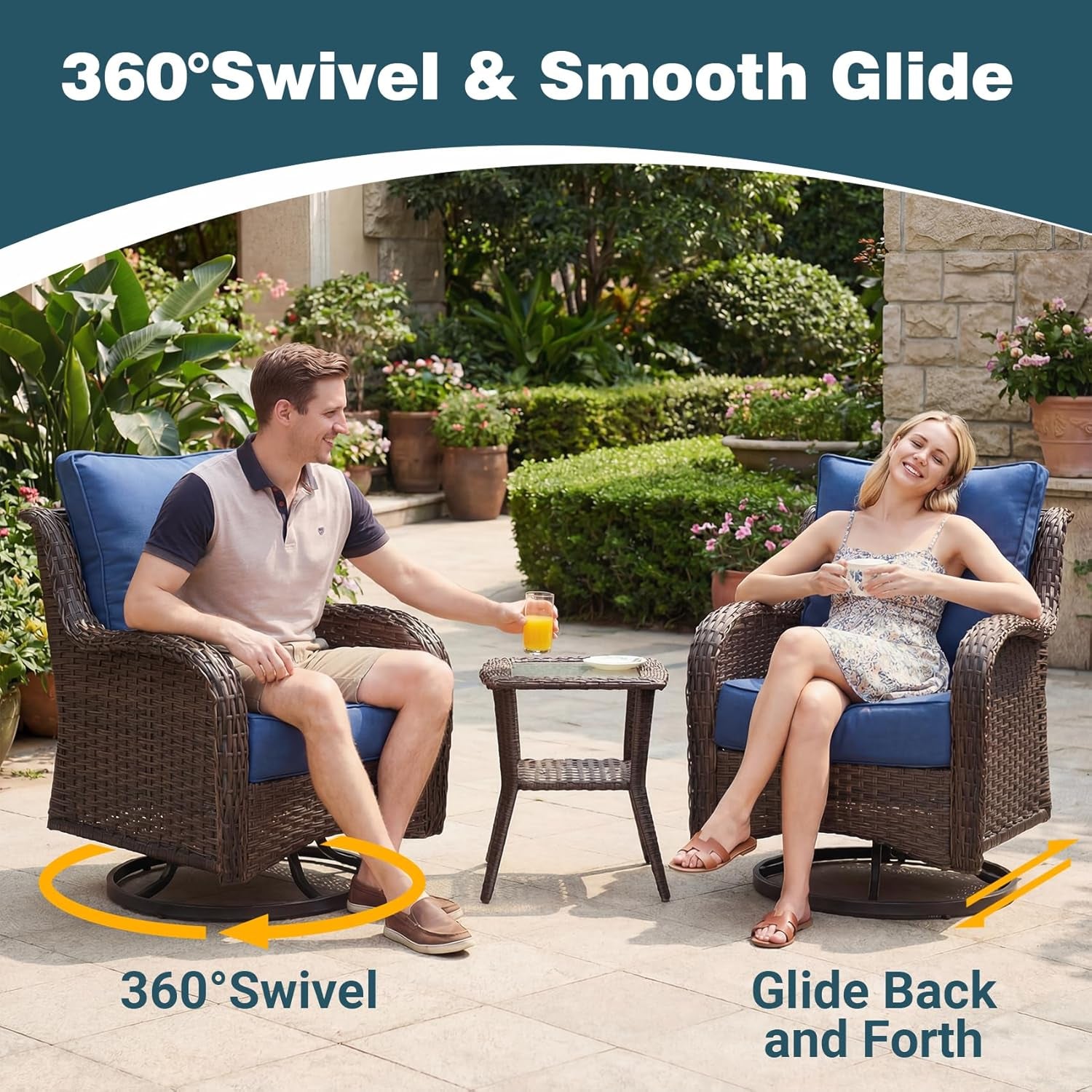 luxury-patio-conversation-set-5-piece-ergonomic-high-back-wicker-swivel-chair-set-with-6-inch-deep-seating-cushions-large-patio-furniture-set-for-garden-deck-balcony-navy-blue