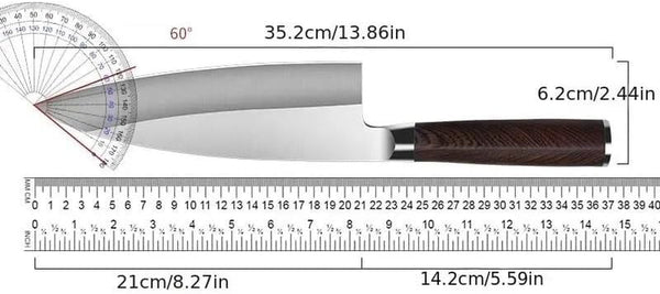 Meat Cleaver, 8 Inch Fish Knife Thickened Kitchen Chef Cutting Knife Sashimi Knives2