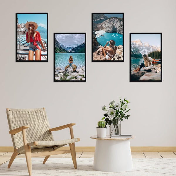 11X17 Picture Frame Black, 11 by 17 Thin Poster Photo Frame for Wall Display, Single6