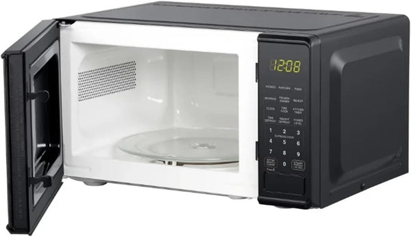 Mainstays 0.7 Ft. Countertop Microwave Oven, 700 Watts, Black(Black)3