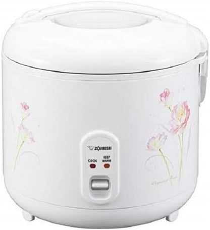 Zojirushi NS-RPC18FJ Rice Cooker and Warmer, 1.8-Liter, Tulip | One-Touch Operation, Nonstick Inner Pan1