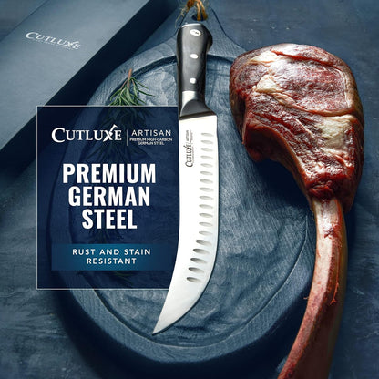 Butcher Knife, 10" Cimeter Breaking Knife for BBQ & Brisket7