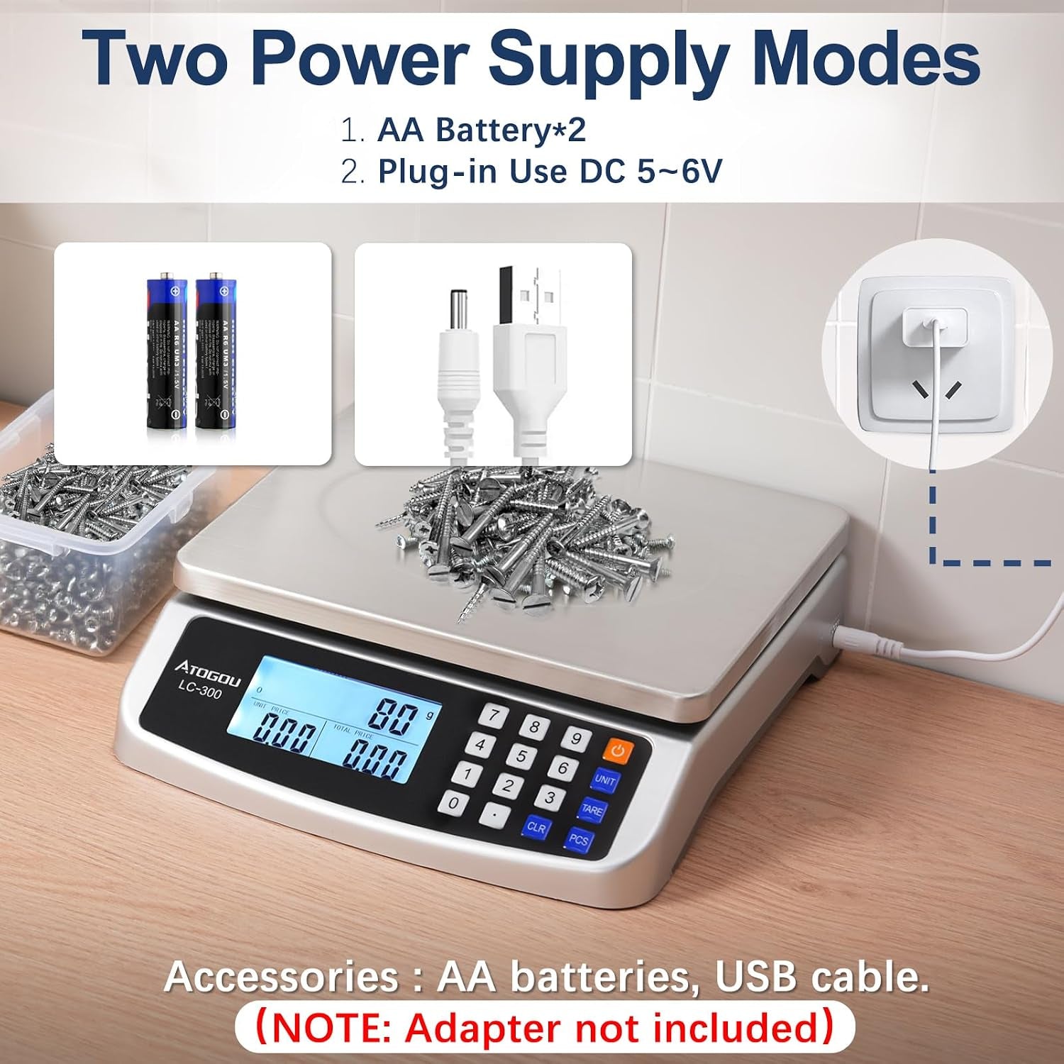 110lb-food-scale-commercial-kitchen-scale-with-price-computing-plug-in-usable-0-05oz-1g-increment-304-stainless-steel-for-cooking-vegetables-farm-industry-counting-lc300-silver